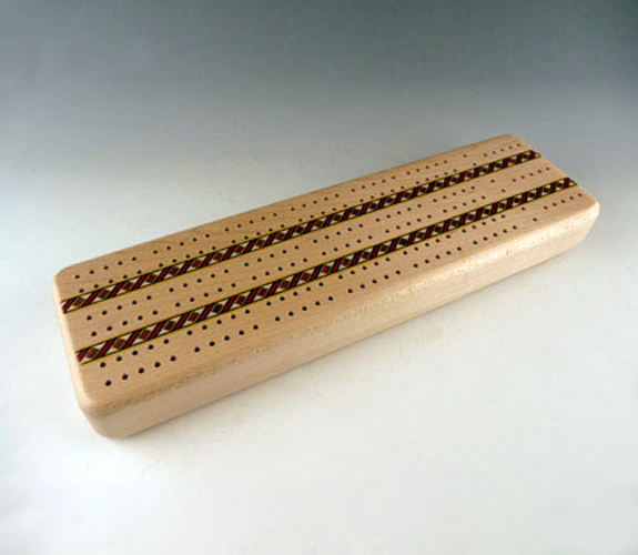 Heartwood Creations Maple Cribbage Board