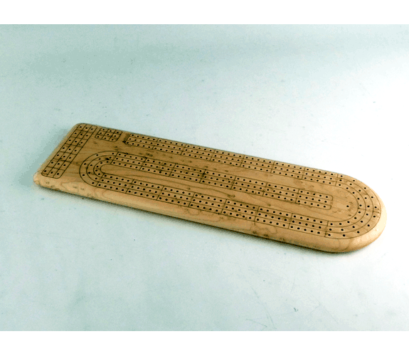 Heartwood Creations Maple Cribbage Board