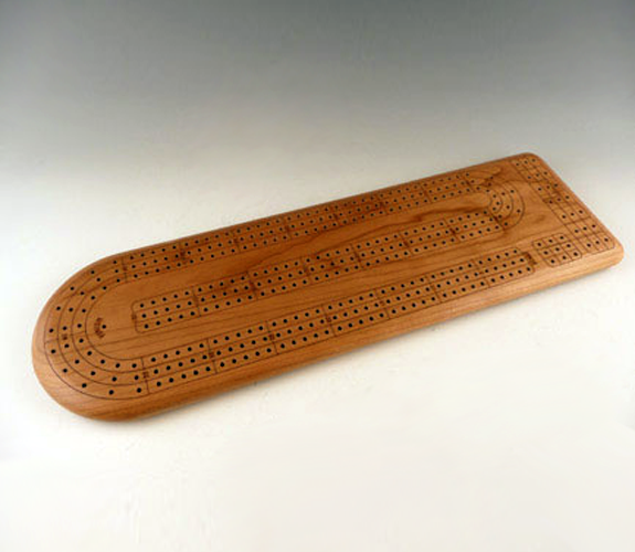 Heartwood Creations Cherry Cribbage Board
