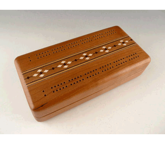 Heartwood Creations Cherry Cribbage Board