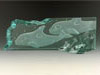 Etched Glass Orca Sculpture