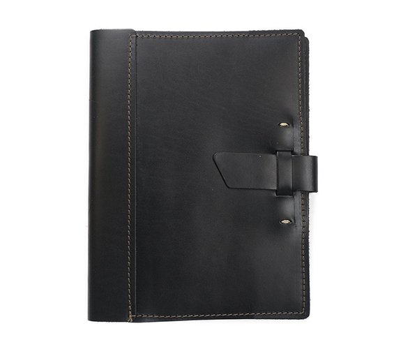 Large Composition Refillable Leather Journal