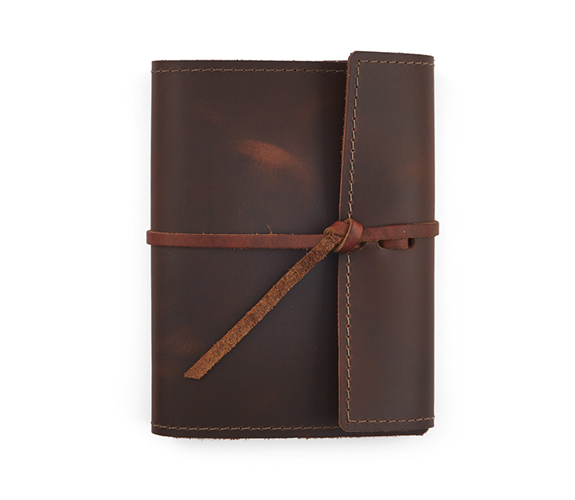 Small Writers Log Refillable Leather Journal
