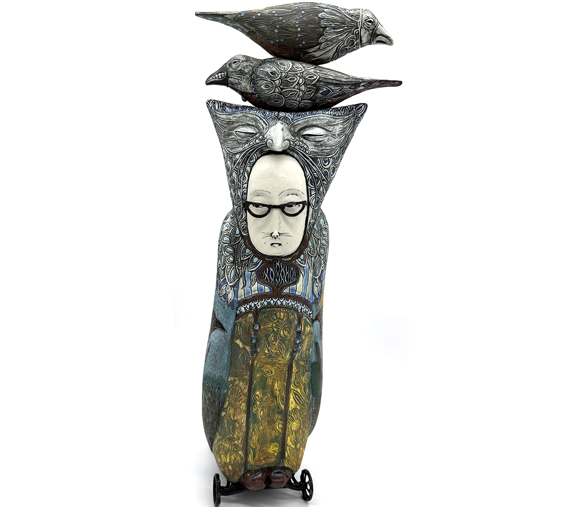 She Walked with many Thoughts Stacked on Her Head, even in the Rain - Robin + John Gumaelius