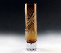 Jaguar Glass Vase