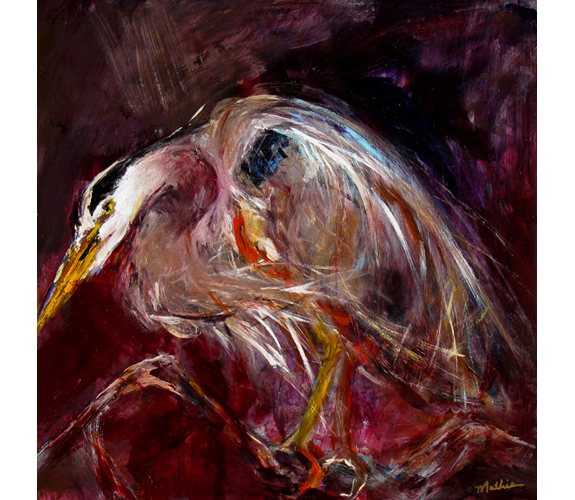 Childhood's End Gallery | Heron, Almost Morning - Christopher Mathie ...