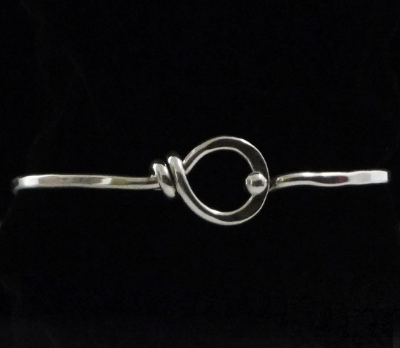 Maya Craig - Sterling Silver Bangle Loop Bracelet