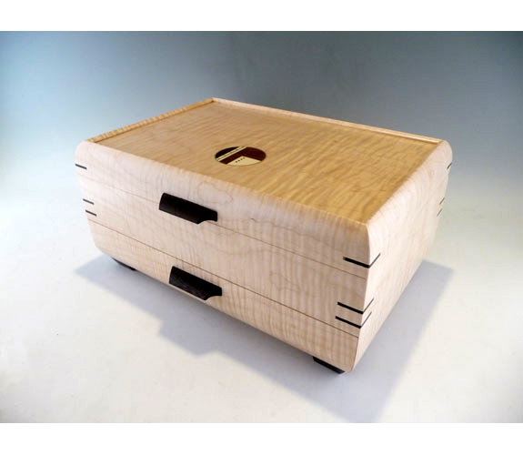 Jewelry Box, Birds-eye Maple & Wenge